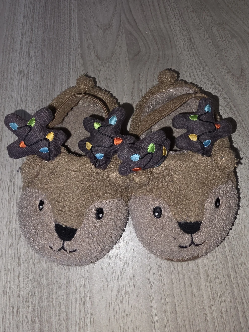 Wondershop Toddler Holiday Lightup Reindeer Slippers